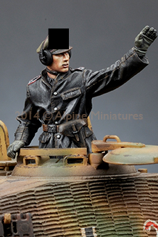 SS Panzer Commander Set (2 figs) Alpine Miniatures -35174