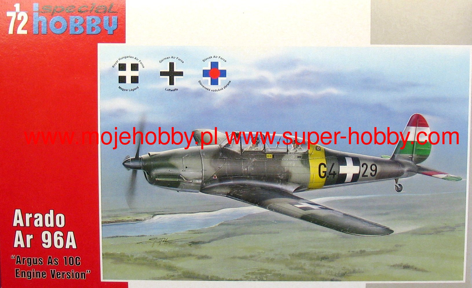 Montex 1/72 canopy masks for Arado Ar 96 by Special Hobby - SM72241 Montex 1/72 canopy masks for Arado Ar 96 by Special Hobby - SM72241