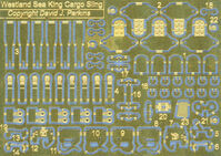 Westland Sea King - Cargo Sling and Sea Anchor Set (for Airfix, Hasegawa and Revell kits) - Image 1