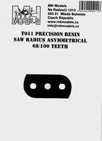 Precision Resin Saw Radius Asymmetrical 68, 100 Teeth