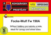 Fw-190 A - Masks for Canopy and Wheels - Image 1