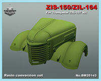 ZiS-150/ZiL-164 Truck Hood Grill And Fenders (For Trumpeter Zil-157) - Image 1