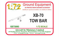 North American XB-70 Valkyrie - Tow Bar highly detailed 3D-Printedmodel (for AMT, Esci and Italeri kits)