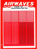 Remove Before Flight Tags