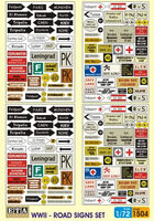 Road Signs WWII