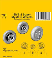 SMB-2 Super Mystère Wheels (For Special Hobby)