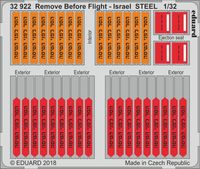 Remove Before Flight - Israel STEEL