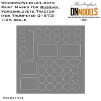 Window/Wheels/Lights Paint Masks For Trumpeter Voroshilovets - Image 1