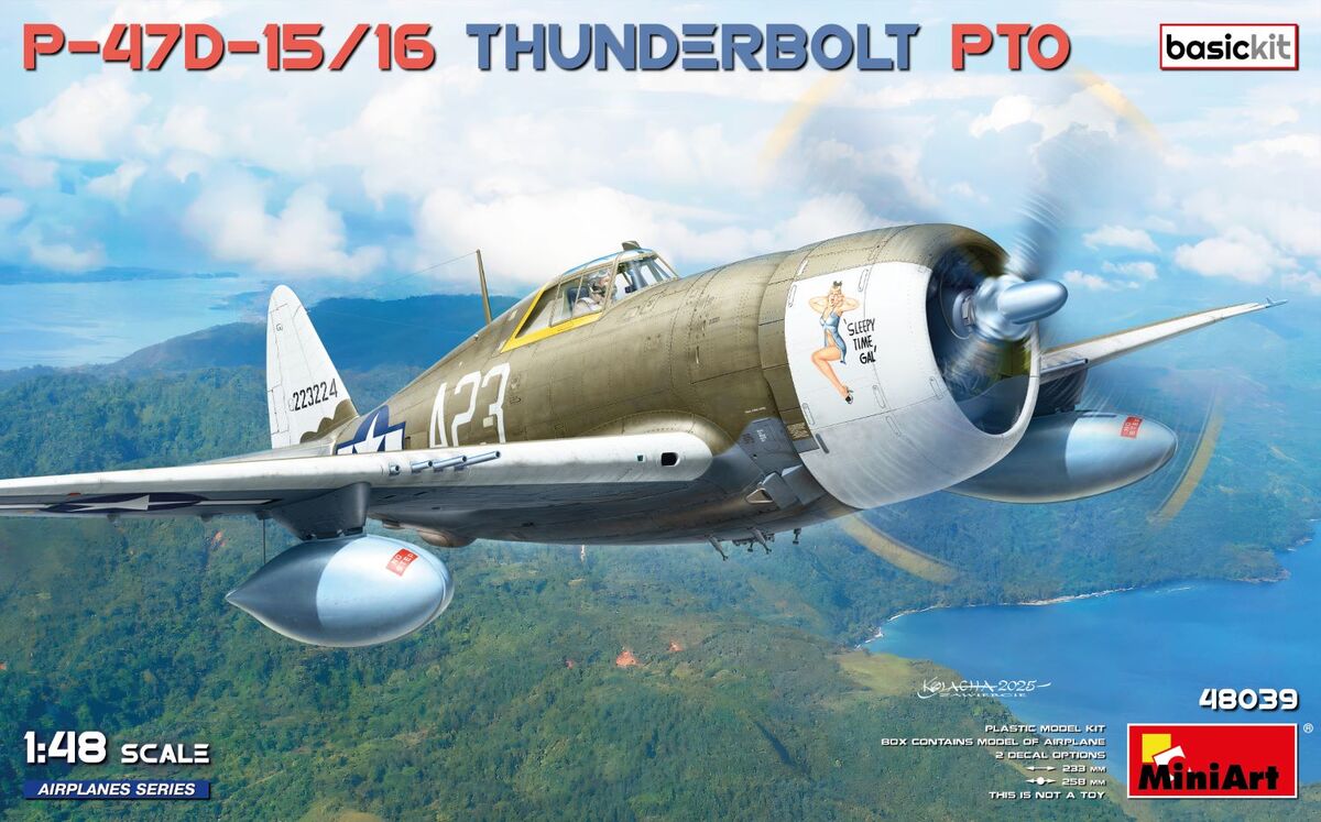 Republic P-47 D-15/16 RA Thunderbolt (Pacific Theater) MiniArt 48039