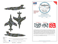 Blackburn Buccaneer S.2 B/C - WRAP camouflage pattern paint masks (for Airfix kits) - Image 1