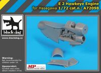 E-2 Hawkeye engine for Hasegawa