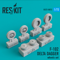 Convair F-102 Delta Dagger wheels set - Image 1