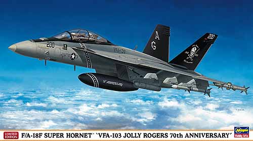 お気にいる Boeing F/A-18F 70th Rogers Jolly VFA-103 Hornet Super 航空機・ヘリコプター