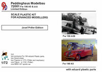 Foce Wulf Fw-190 Priller - 2 x Versionen A-5 & A-8 including Figures and BMW 327