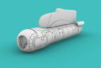 TALIOS Targeting Pod with pylon for Rafale (for Revell, Hobby Boss and Italier kits) - Image 1