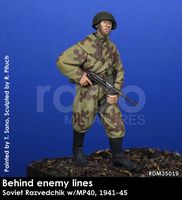 Behind enemy lines, Soviet Razvedchik w/MP40, 1941-45