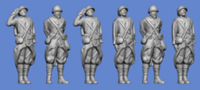 French Infantry 1915/18  command reception - Image 1
