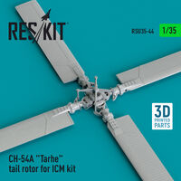 CH-54A Tarhe Tail Rotor For ICM Kit (3D Printed)