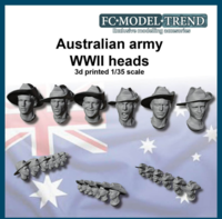 Australian Army WWII Heads - Image 1