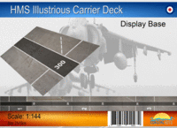 1:144 Set of 5 HMS Illustrious Deck Sections 1050x 148mm