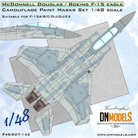 McDonnell Douglas/Boeing F-15 Eagle Camouflage Paint Masks Set (Suitable For F-15A/B/C/D/J/DJ/EX)